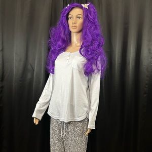 Pajama set | Long pants | Long sleeve top | Large